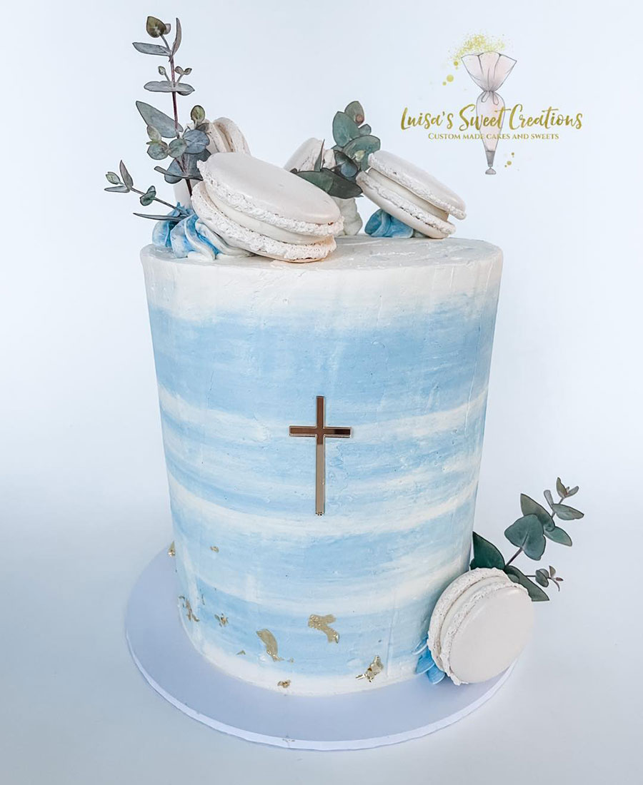 Heavenly Christening Cake Boy and Girl Designs - Sestra's Kitchen