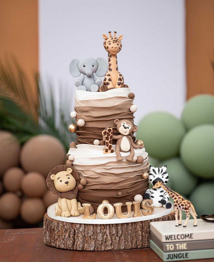 Jungle Theme Cake - The cake fairy